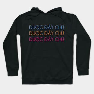 Vietnamese Quote Duoc Day Chu Funny Hoodie